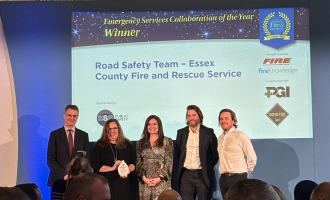 Road Safety team winning Collaboration of the Year Award