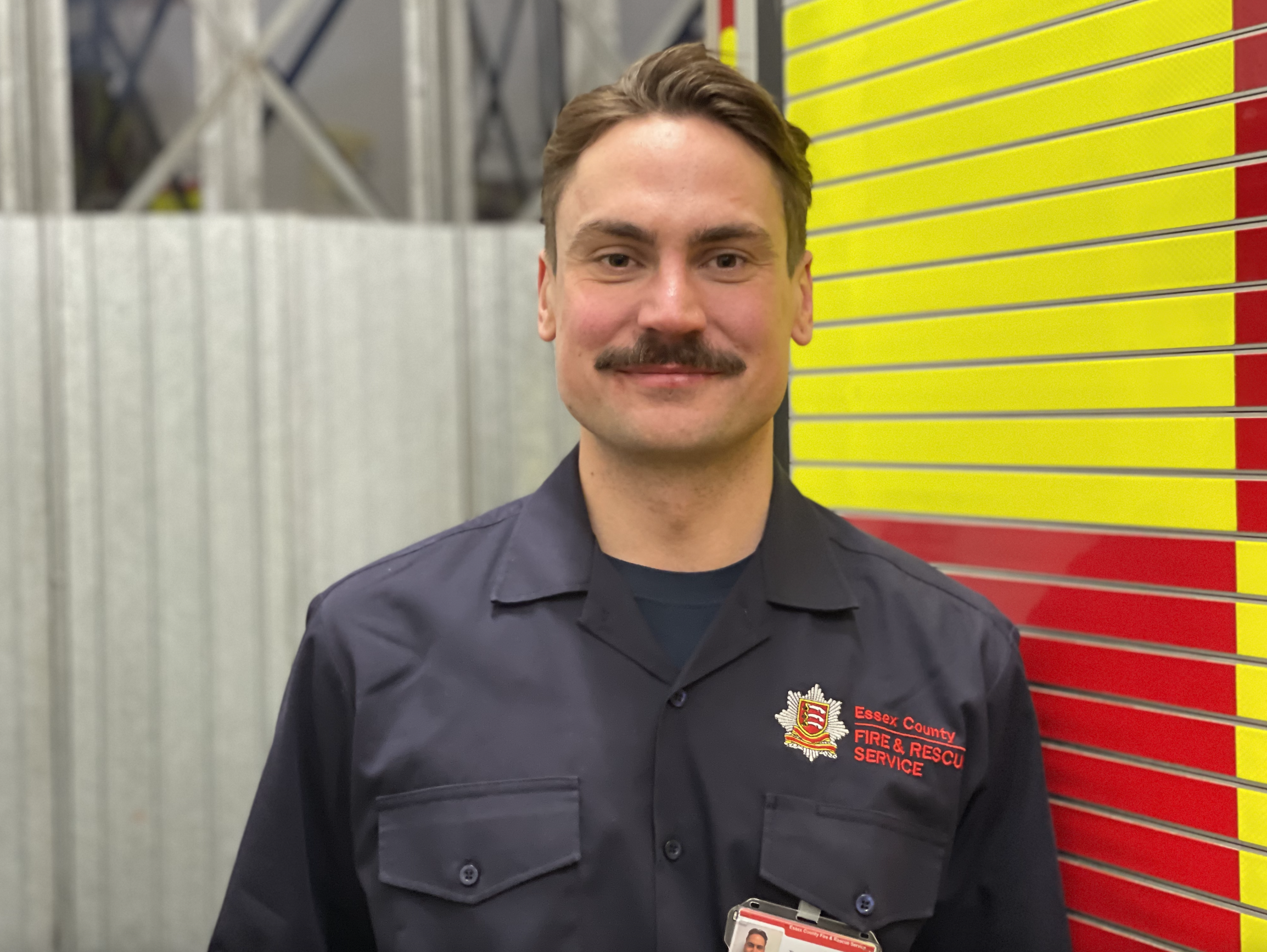 Firefighter Matt Hill