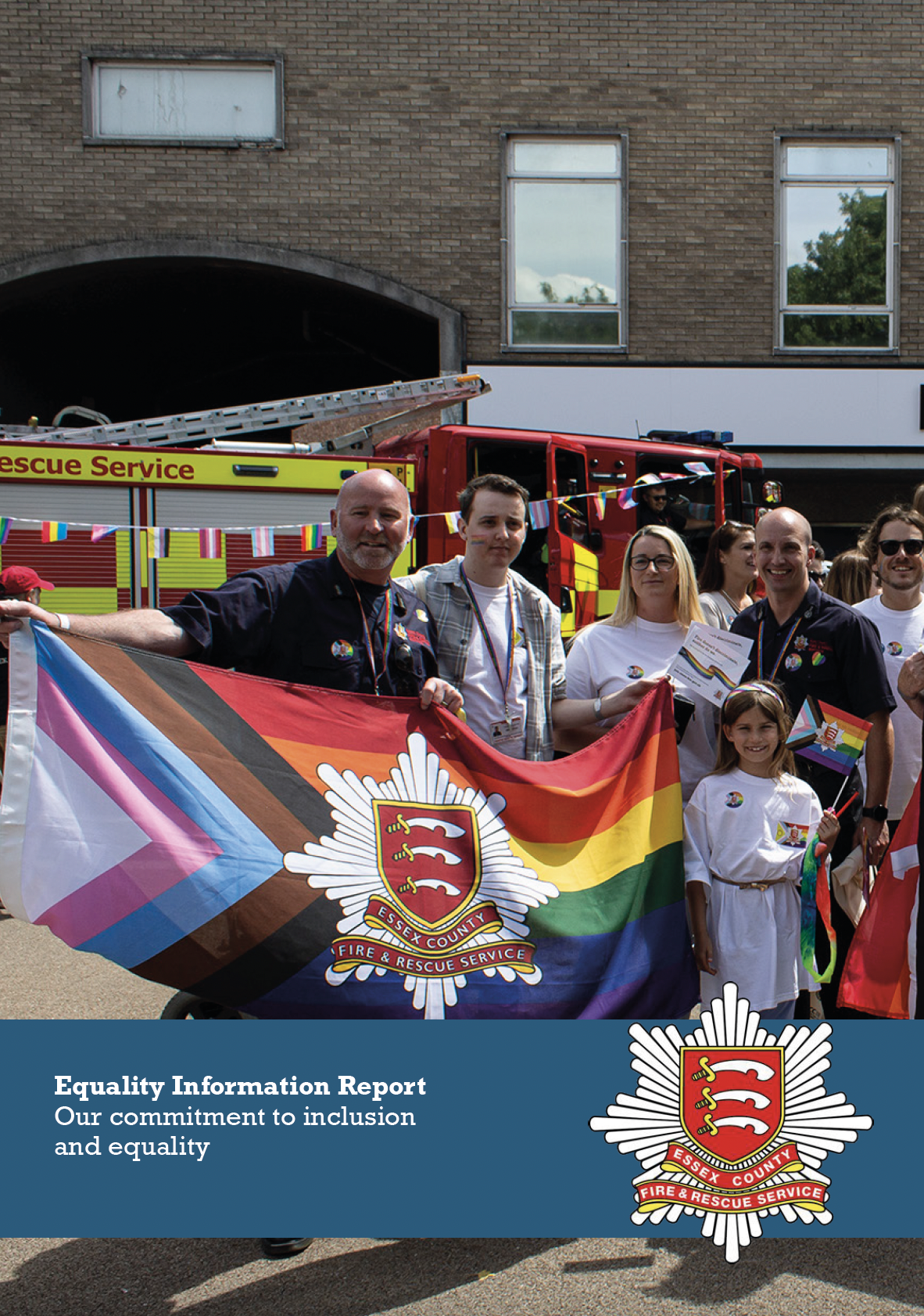 The front cover of our equality information report 2022
