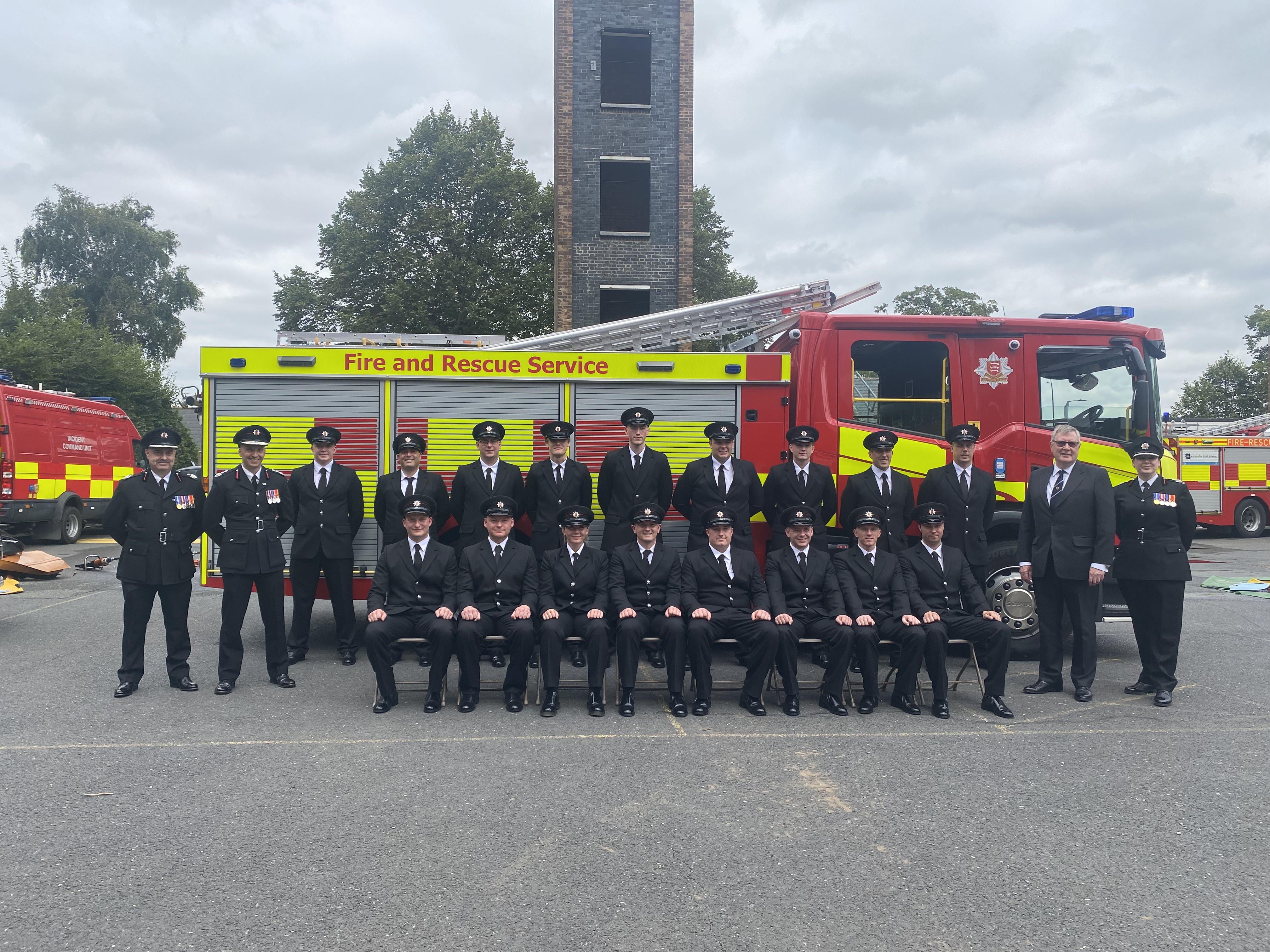 17 new firefighters are welcomed into our fire service