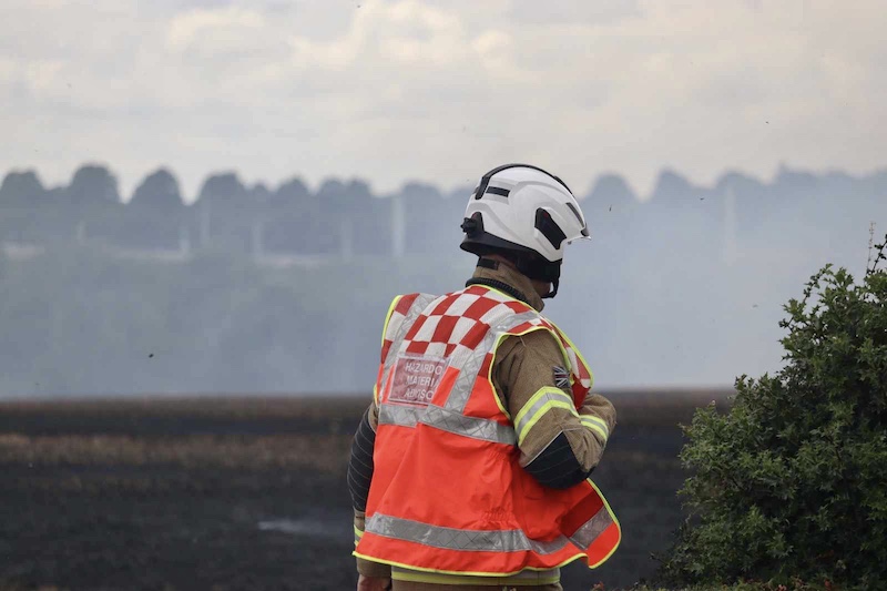 Field fire - fire officer