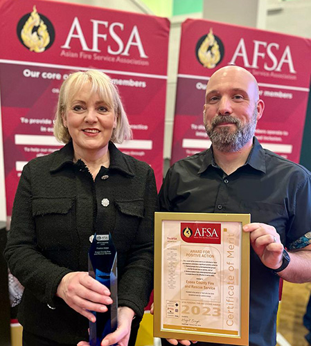 Laura Fuller and Steve Tovey AFSA Awards 2023