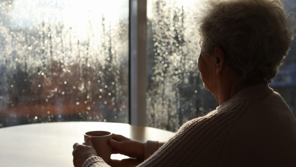 living alone stock photo