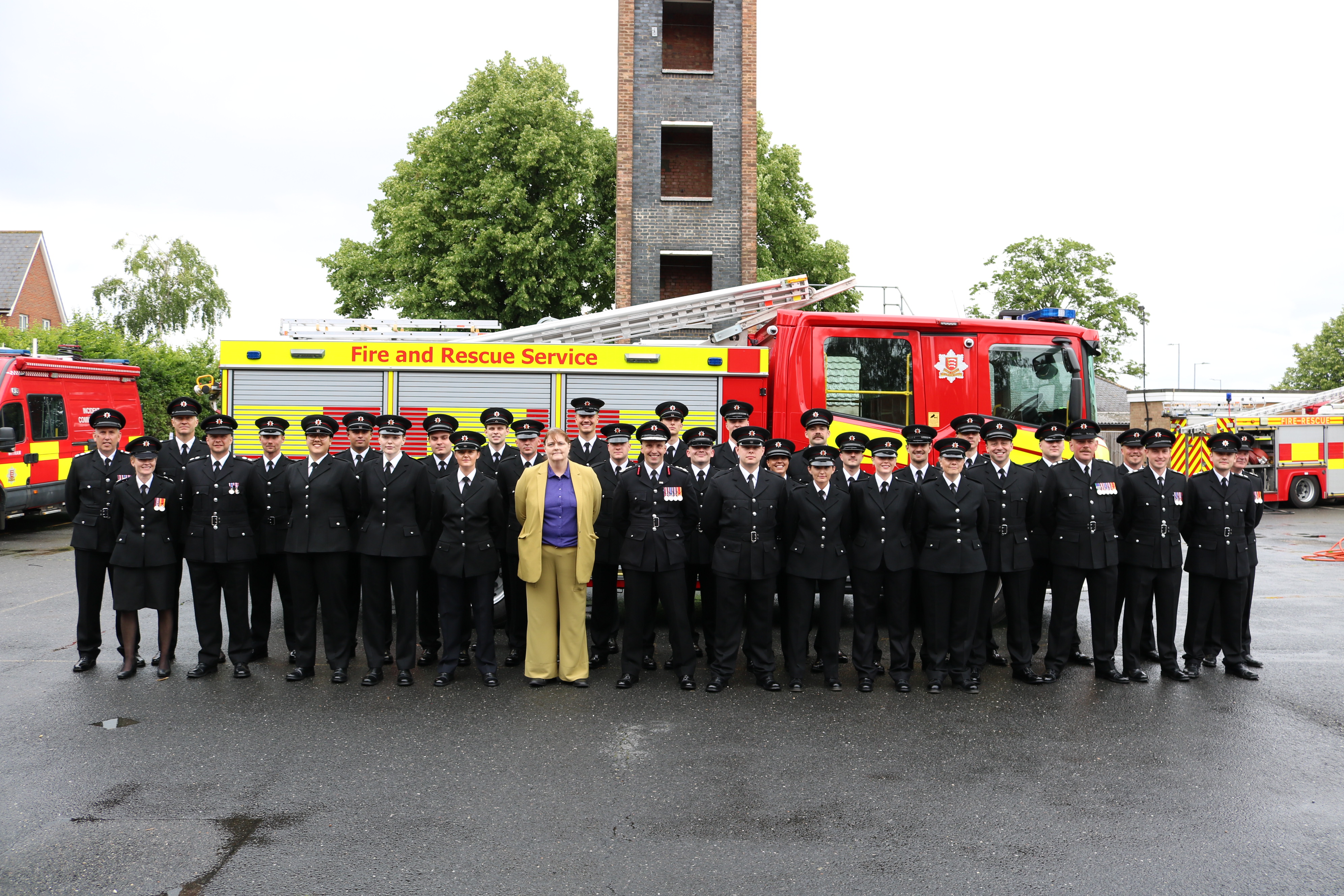 June wholetime pass out parade group 