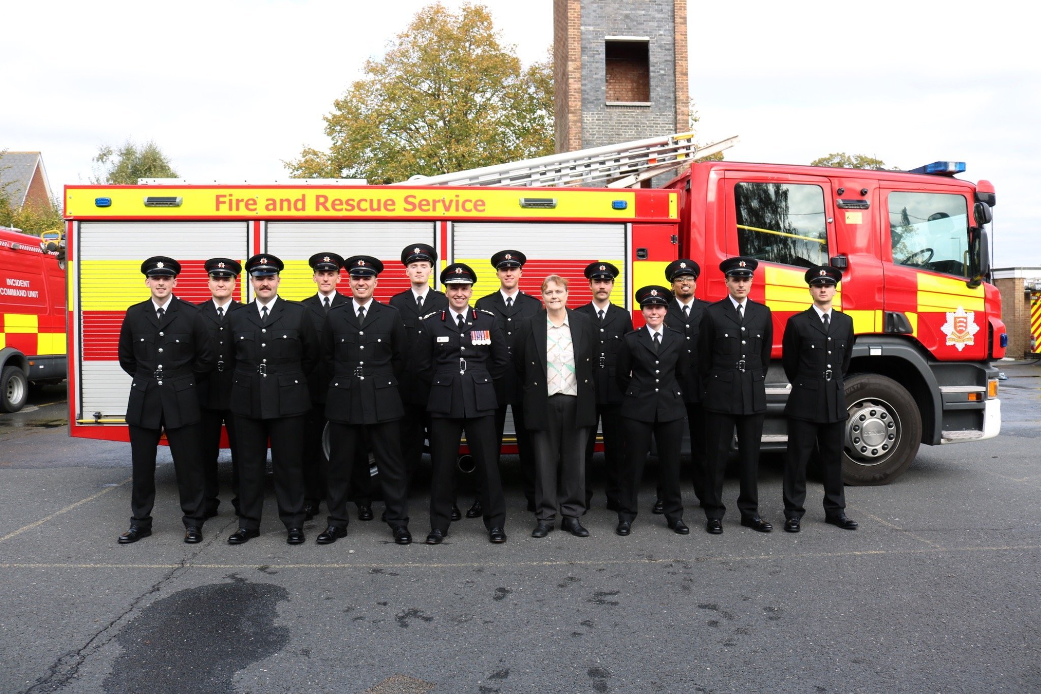 Essex firefighters passing out October 2025