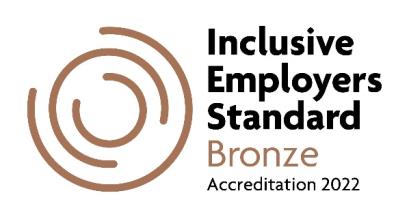 Inclusive Employers Standard bronze award