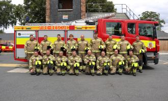 17 new firefighters are welcomed into our fire service