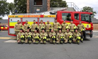 17 new firefighters are welcomed into our fire service