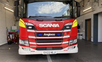 Shoeburyness Fire Station fire engine