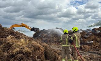 Haystack fire