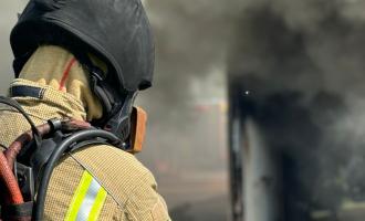 Firefighter live fire training