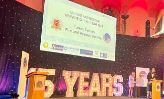 ECFRS winning Best Fire and Rescue Service 2024
