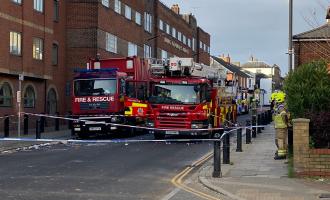 Fire engines in Maldon