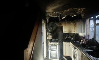 Kitchen fire Jaywick