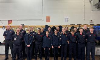 Fire Cadets and Instructors at Halstead