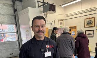 Firefighter Paul Shearman