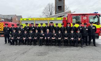 Wholetime passing out parade