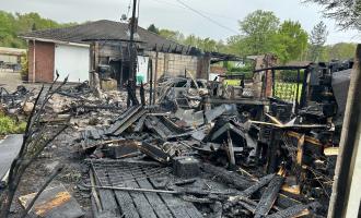 Garage fire Hutton
