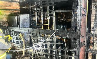 Pub fgarden fire damage