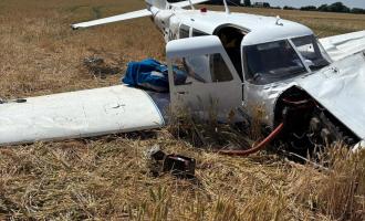 Light aircraft crash Stebbing 