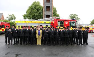 June wholetime pass out parade group 