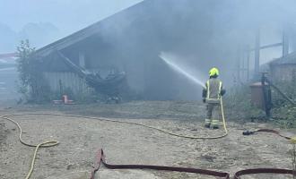 fire in Little Hallingbury