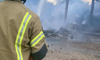 fire in Little Hallingbury