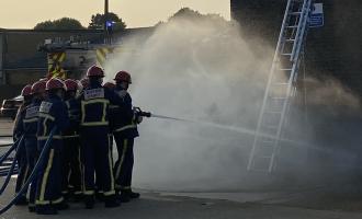 Southend Fire Cadets at their pass out parade
