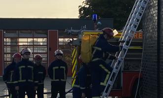 Southend Fire Cadets at their pass out parade