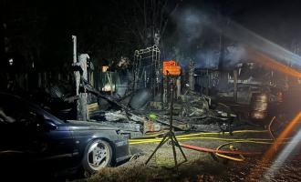 A workshop after a fire