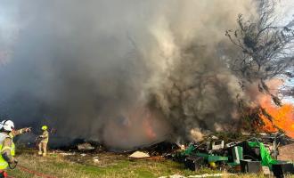 Fire in Southend
