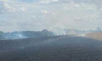 Field fire in Great Maplestead