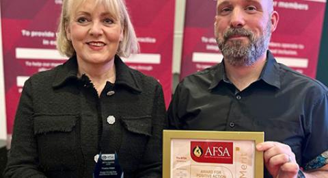 Laura Fuller and Steve Tovey AFSA Awards 2023