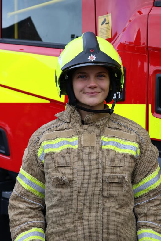 Firefighter Phoebe Hutley