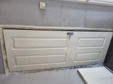 A closed door that prevented fire and smoke spreading during a house fire