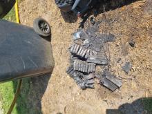 E-scooter batteries after a fire