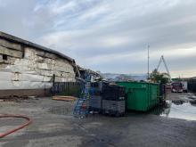 Fire damaged building