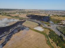 20220814 Canvey Field Fire 1