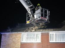 Storm Eunice - Chimney Collapse Doddinghurst