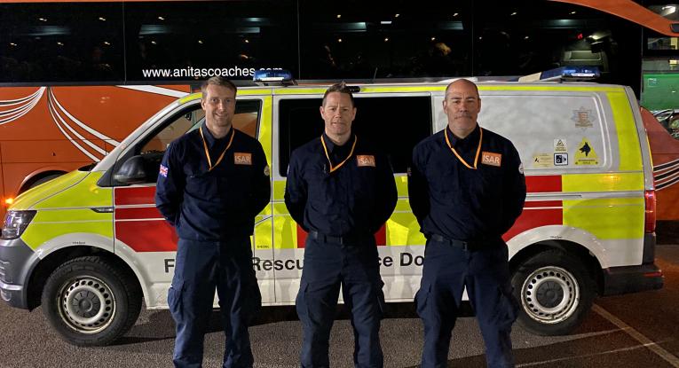 Bryn, Scott and Steve at Stansted Airport