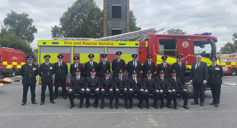 17 new firefighters are welcomed into our fire service