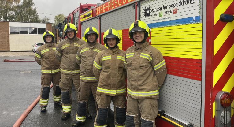 Our November 2023 on-call firefighter squad