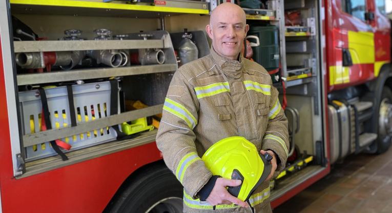 Phot of Gary Edgcombe, Business Engagement Officer at Essex County Fire and Rescue Service