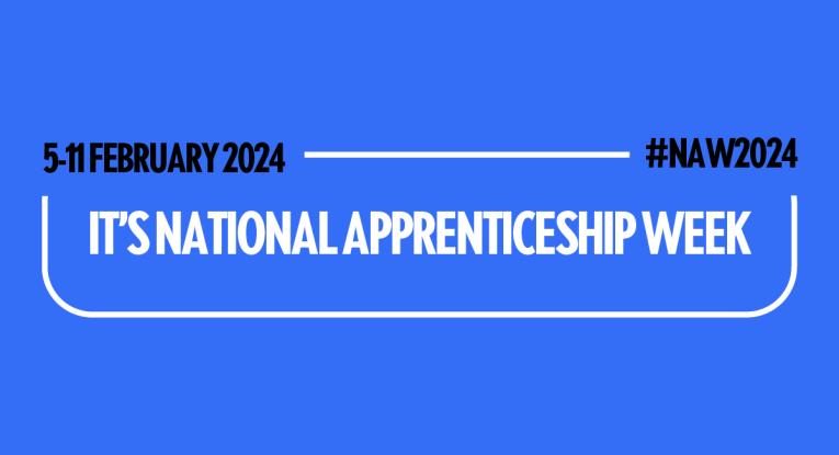 Apprenticeships week graphic 2024