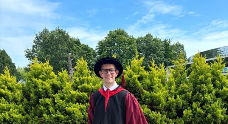 Dr Liam Noll at his graduation