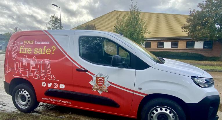 Business Engagement Team van outside businesses