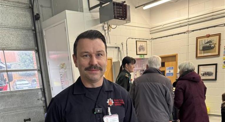 Firefighter Paul Shearman